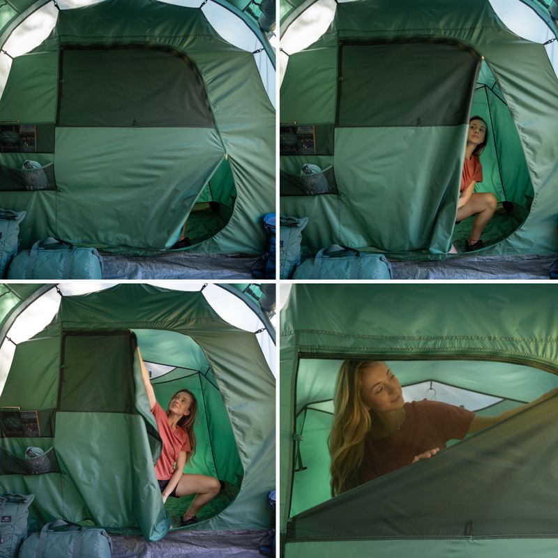 KADVA Kavio 4.2 Tenda da campeggio per 4 persone verde 17