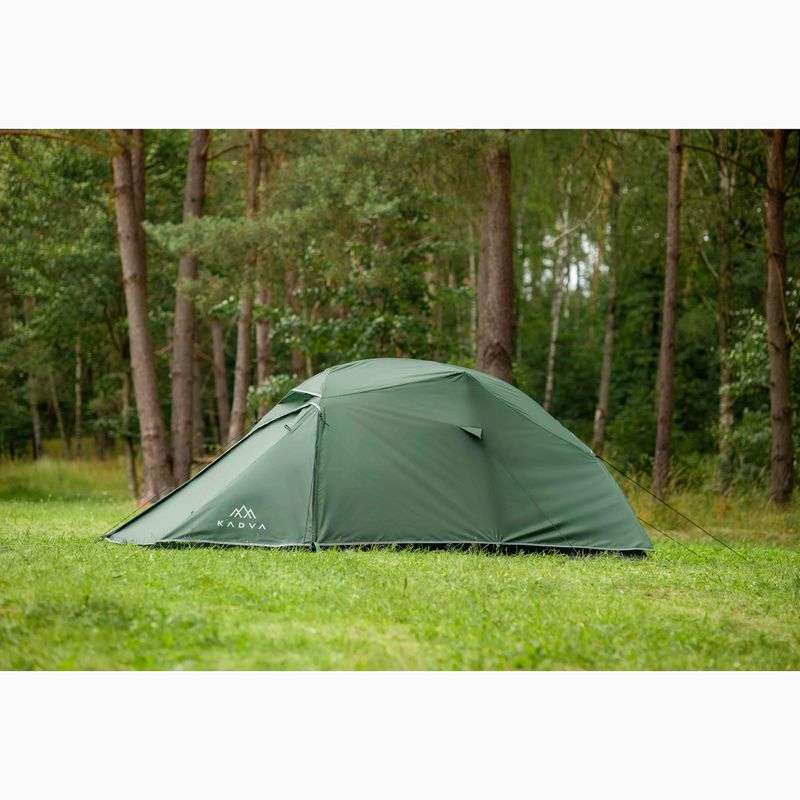 KADVA Expedit 3 pro 3 persone tenda da campeggio verde 12