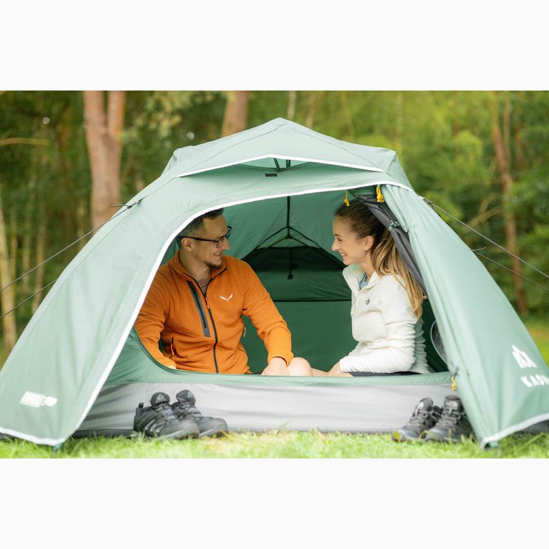 KADVA Expedit 3 pro 3 persone tenda da campeggio verde 16