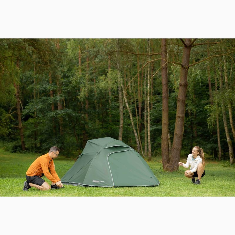 KADVA Expedit 3 pro 3 persone tenda da campeggio verde 19