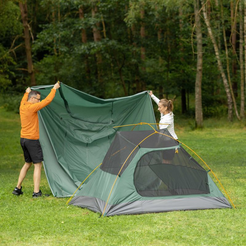 KADVA Expedit 3 pro 3 persone tenda da campeggio verde 20