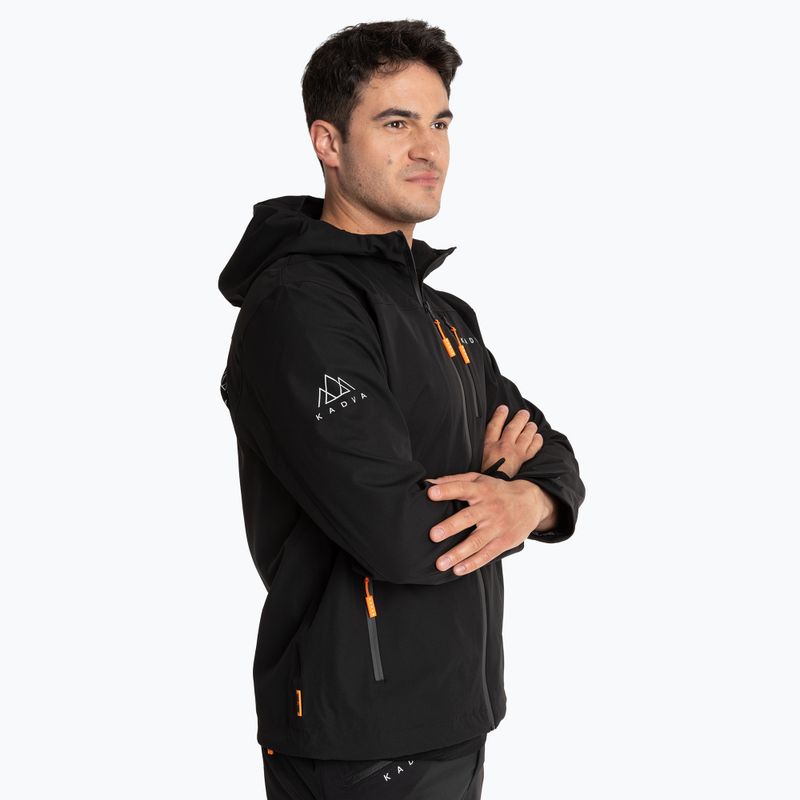 Giacca impermeabile da uomo KADVA Forest nera 9