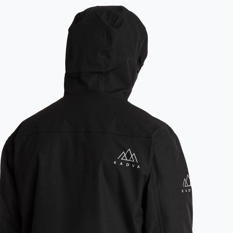 Giacca impermeabile da uomo KADVA Forest nera 11