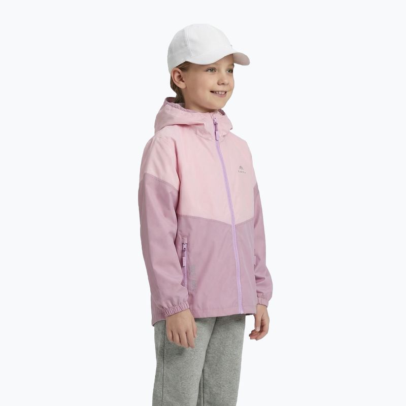 Giacca impermeabile per bambini KADVA Fory Jrg rosa 3