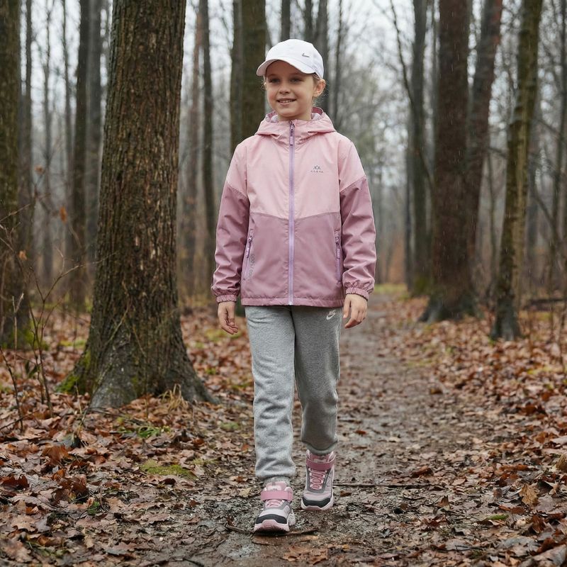 Giacca impermeabile per bambini KADVA Fory Jrg rosa 9