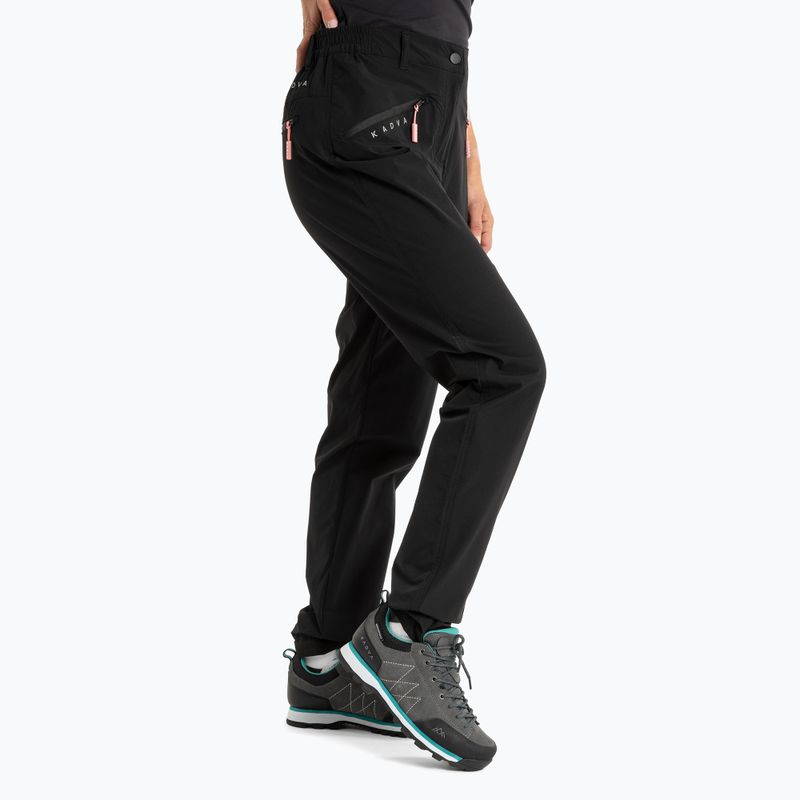 Pantaloni da donna KADVA Tores WMNS neri 4