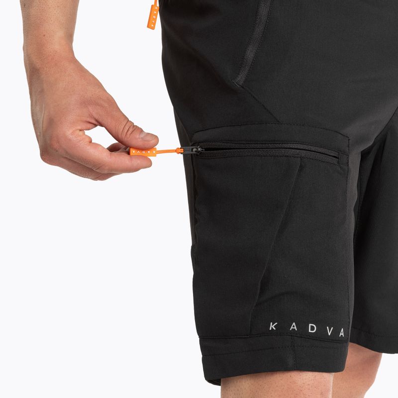 Pantaloncini KADVA Seto da uomo, nero 5