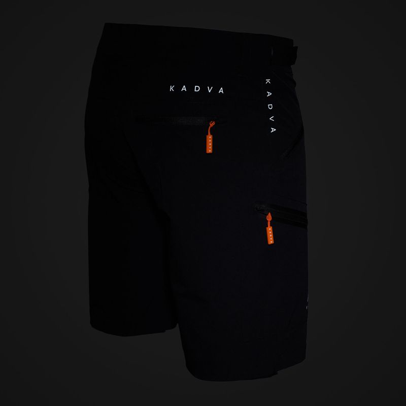 Pantaloncini KADVA Reto da uomo, nero 7