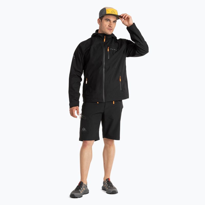 Pantaloncini KADVA Reto da uomo, nero 2