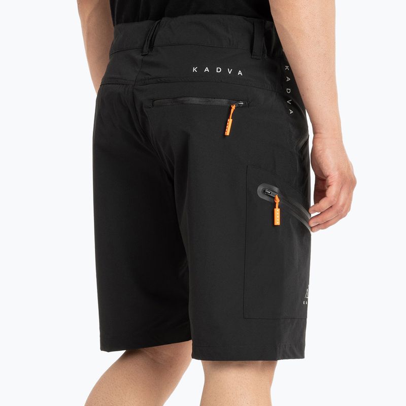 Pantaloncini KADVA Reto da uomo, nero 4