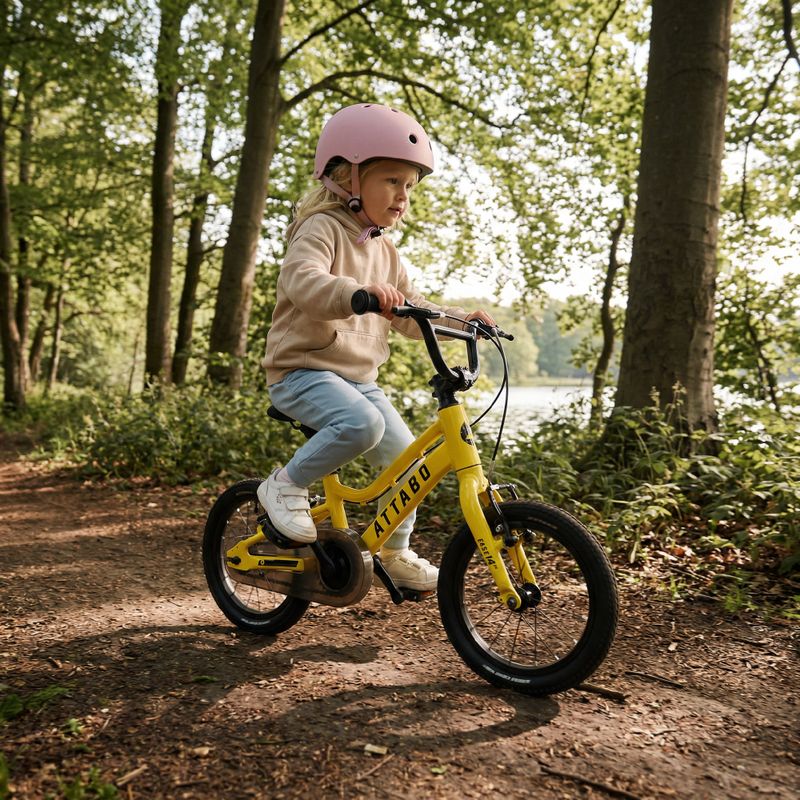 Bicicletta per bambini ATTABO EASE 14" giallo 3