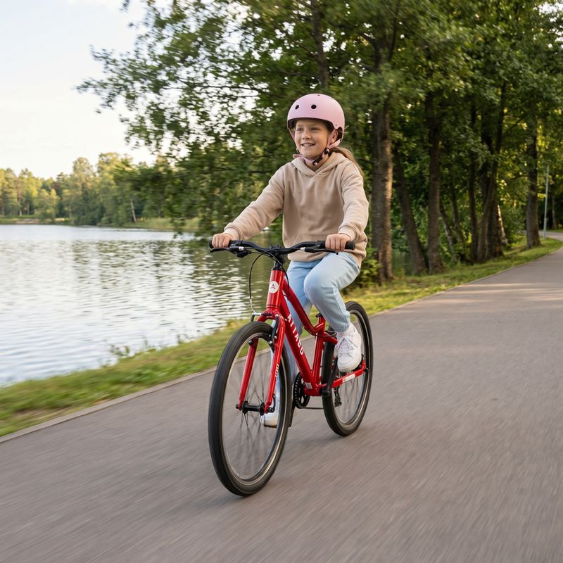 Bicicletta per bambini ATTABO EASE 24" rosso 3