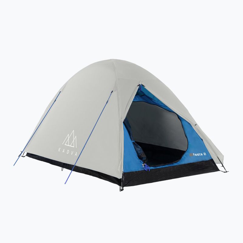 Tenda da campeggio per 2 persone KADVA Festa 2 grigia/blu