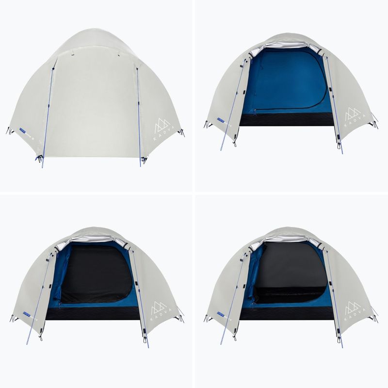 Tenda da campeggio 4 posti KADVA CAMPdome 4 grey 4