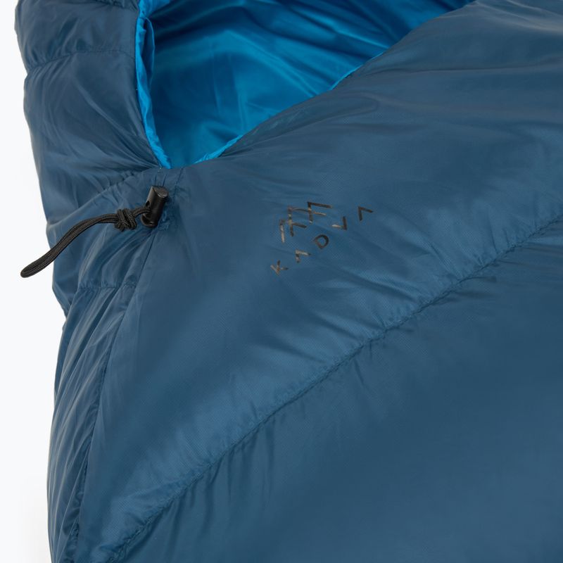 Sacco a pelo KADVA Mafana 200 in piuma blu 5