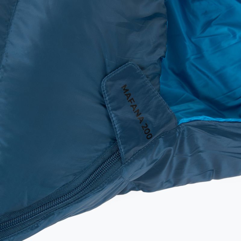 Sacco a pelo KADVA Mafana 200 in piuma blu 6