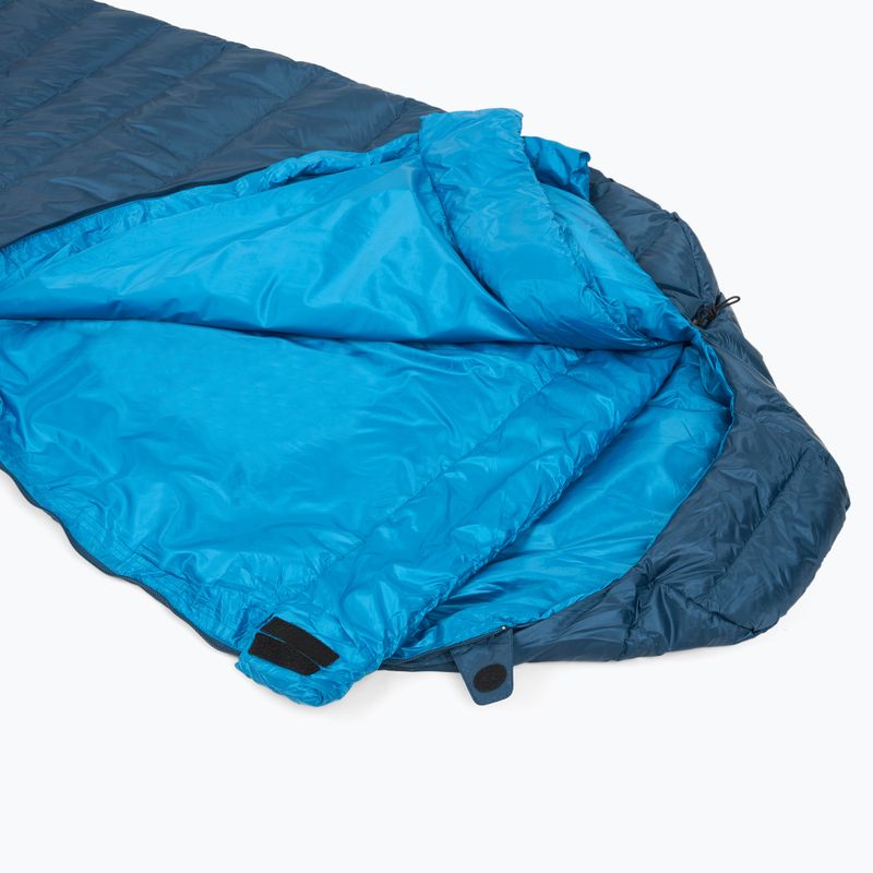 Sacco a pelo KADVA Mafana 200 in piuma blu 11