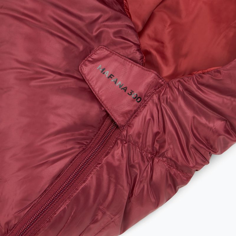 Sacco a pelo KADVA Mafana 300 in piuma rosso 4