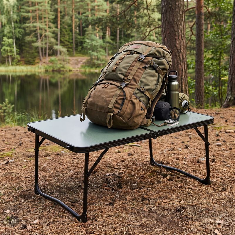 Stół turystyczny KADVA CAMPtable mini szary 3