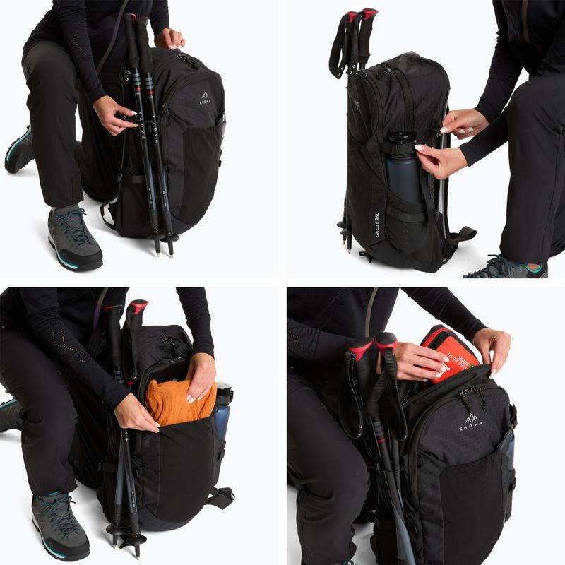 Zaino da trekking KADVA Okole 25 l nero 13