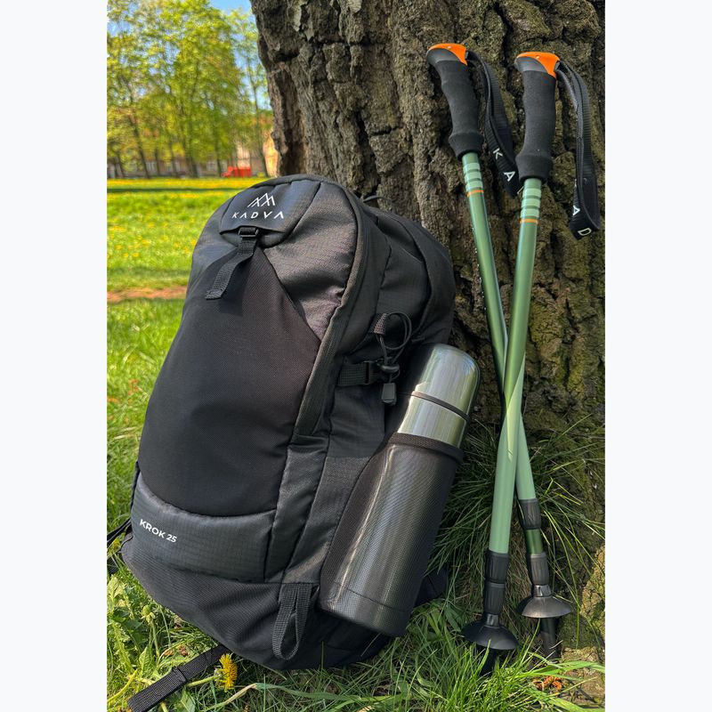 KADVA Krok 25 l zaino da città nero