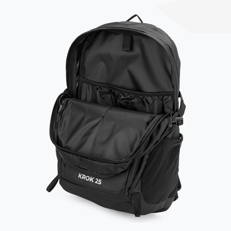 Zaino da trekking KADVA con tasca per laptop 25 l nero 7
