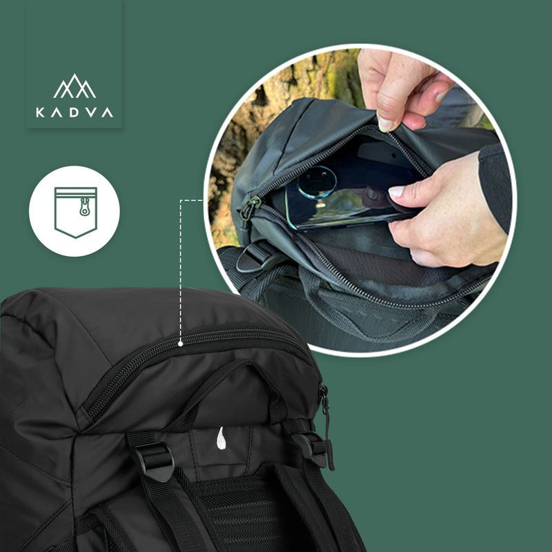 KADVA Mundoro 35 l zaino da trekking nero 15