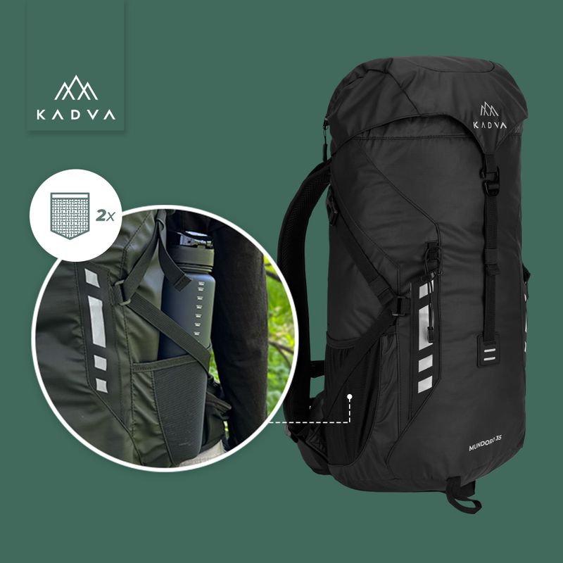 KADVA Mundoro 35 l zaino da trekking nero 16
