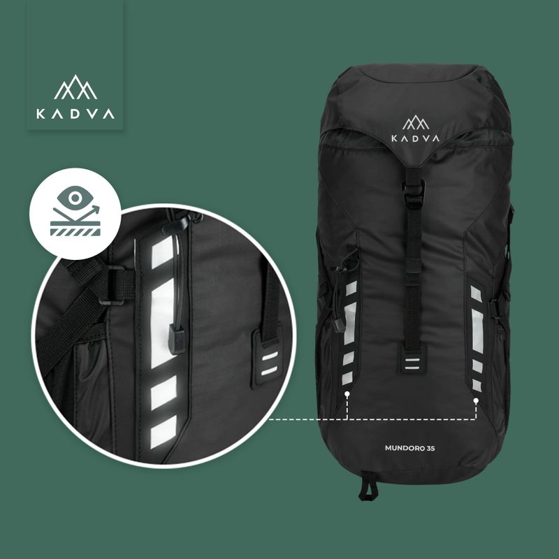 KADVA Mundoro 35 l zaino da trekking nero 17