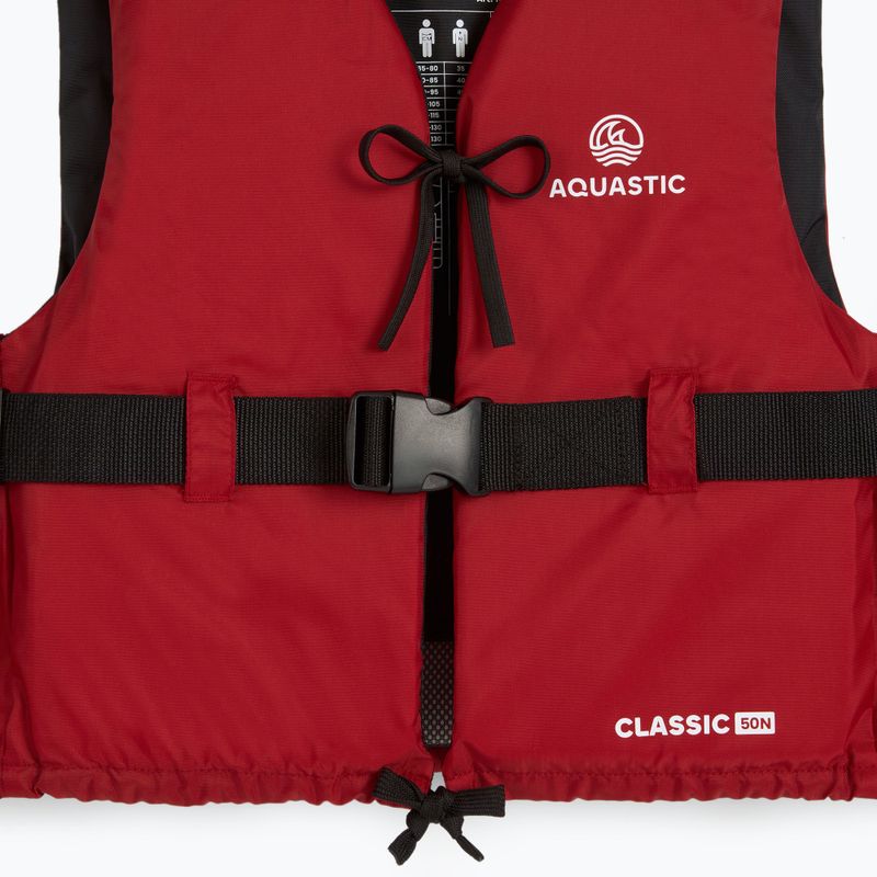 Gilet di assicurazione AQUASTIC Classic 50N rosso 3