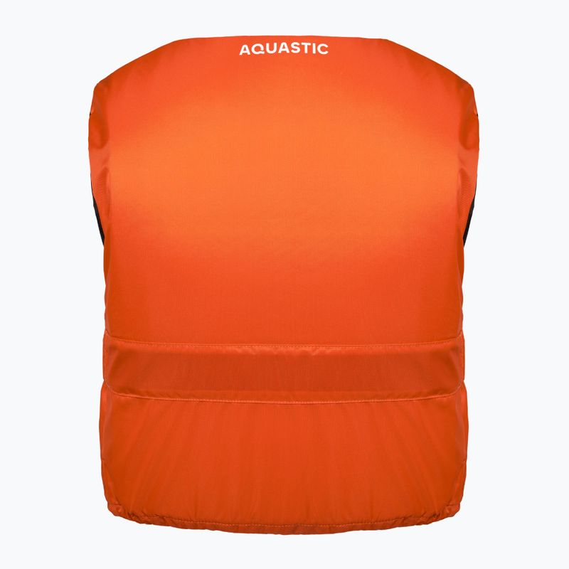 Gilet di assicurazione AQUASTIC Classic 50N arancione 2