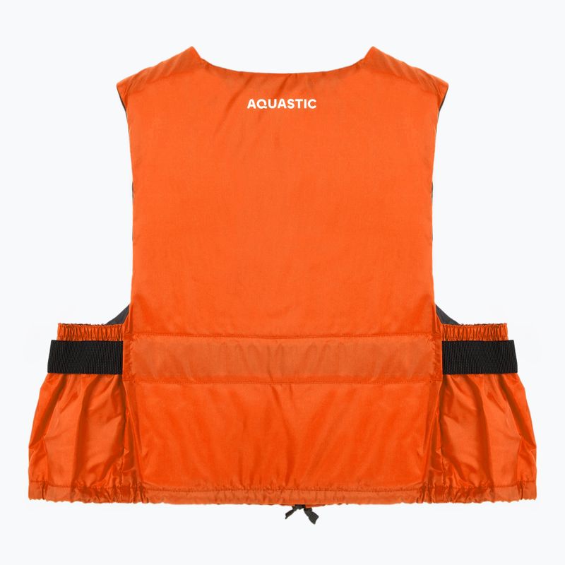 Gilet di assicurazione AQUASTIC Classic 50N arancione 2