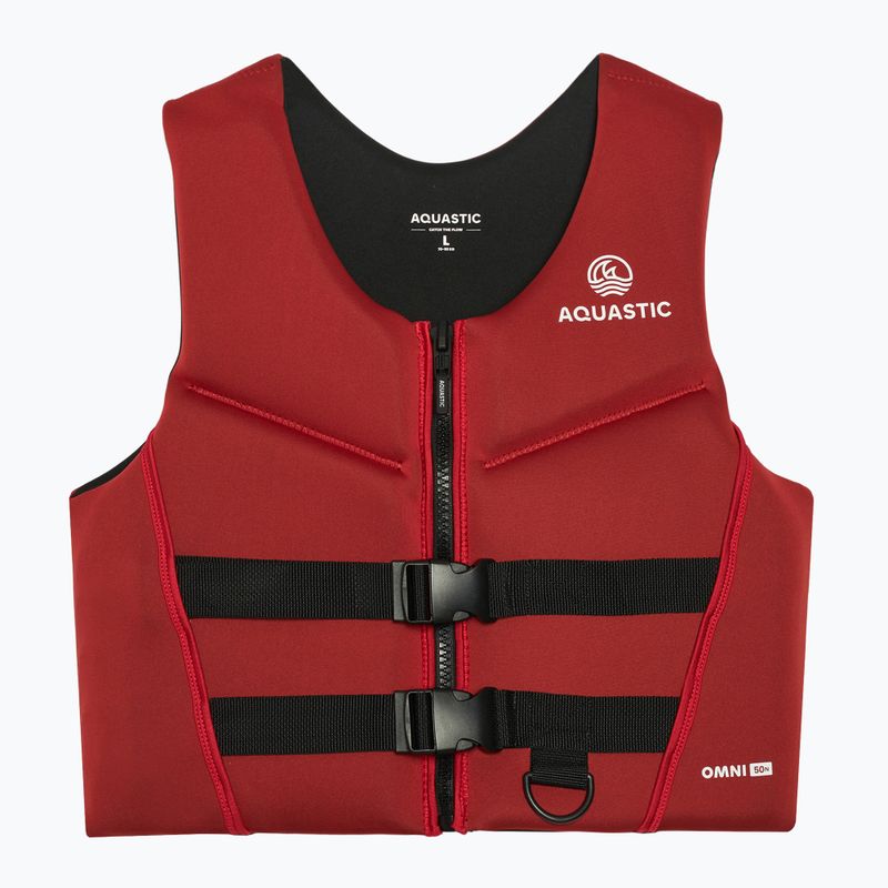 AQUASTIC Omni 50N gilet di assicurazione rosso
