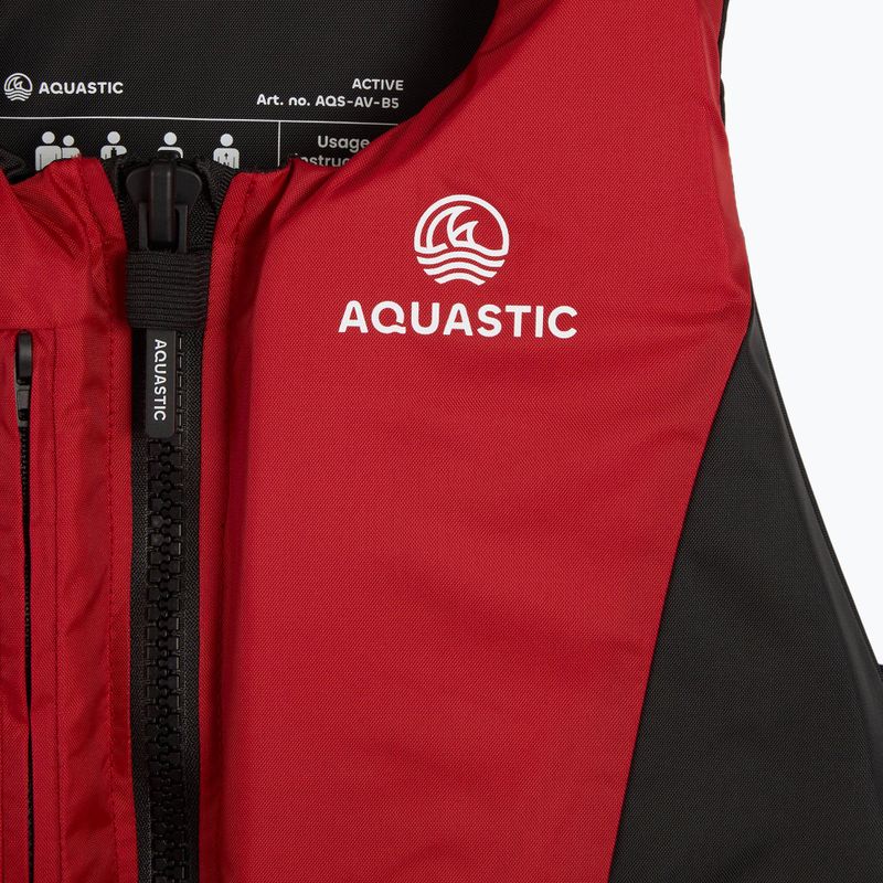 Gilet di sicurezza AQUASTIC Active 50N rosso 3