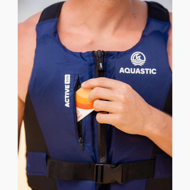 Gilet di sicurezza AQUASTIC Active 50N blu 9