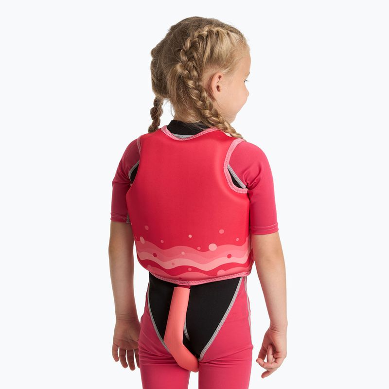 AQUASTIC Gilet di assicurazione per bambini rosa scuro 4