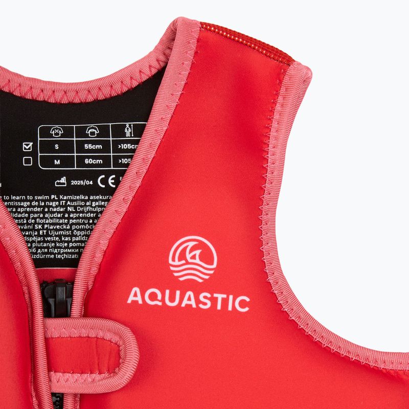 AQUASTIC Gilet di assicurazione per bambini rosa scuro 3