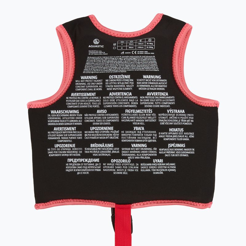 AQUASTIC Gilet di assicurazione per bambini rosa scuro 6
