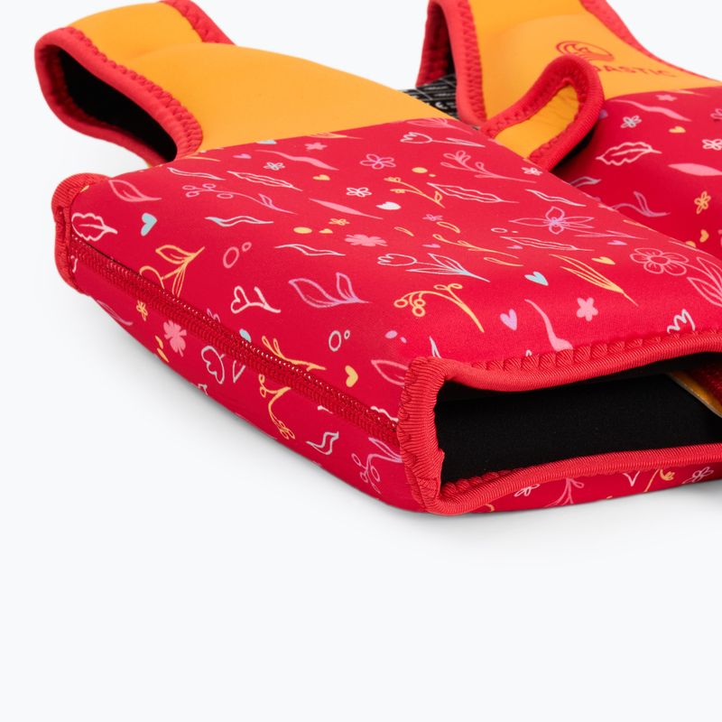 Gilet di galleggiamento per bambini AQUASTIC Junior rosa/giallo 4