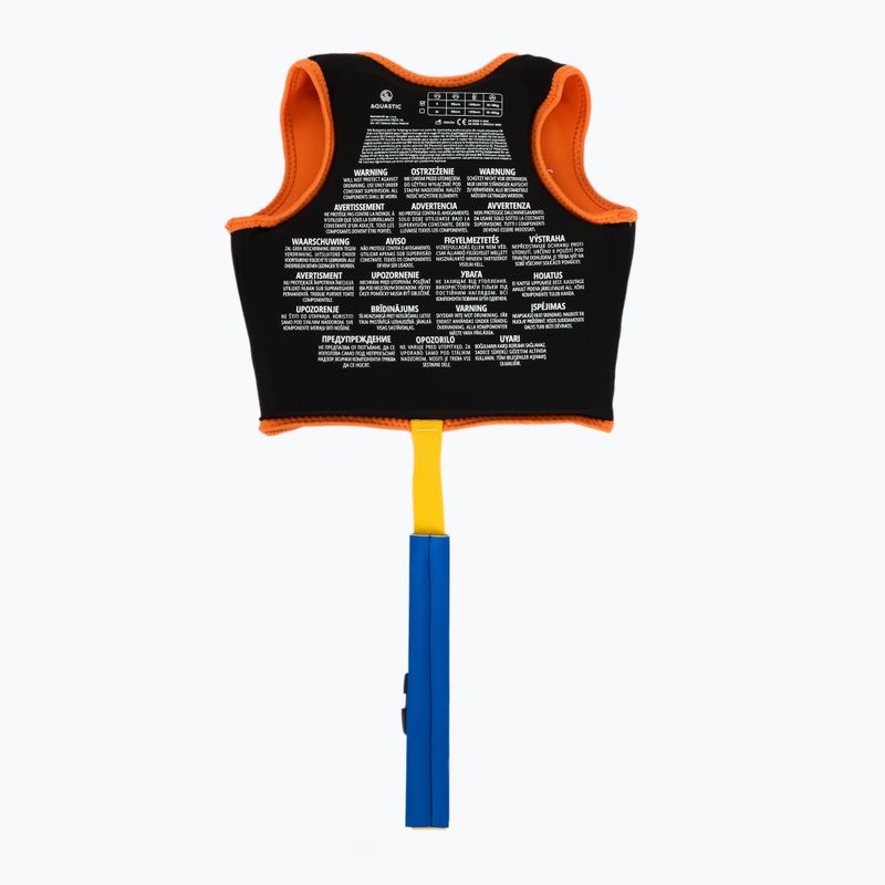 Gilet di assicurazione AQUASTIC Junior arancio/blu 6