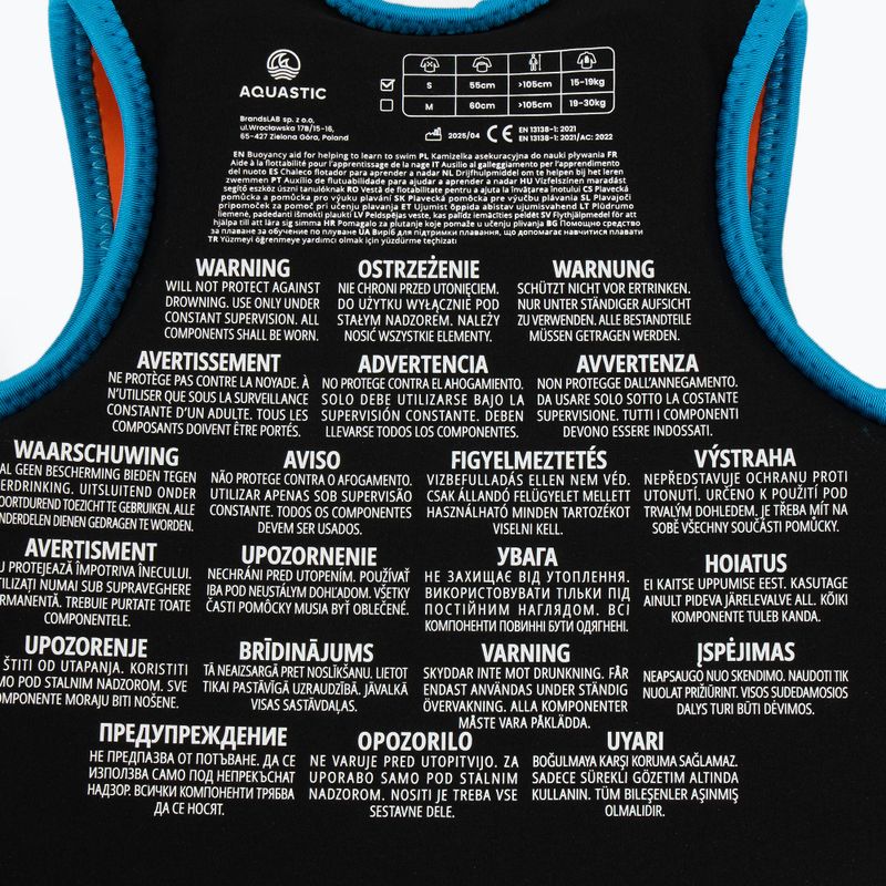 AQUASTIC Gilet di sicurezza per bambini arancione 7