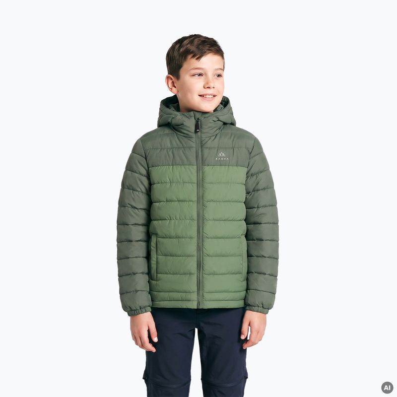 Giacca imbottita per bambini KADVA Snoway JRG verde