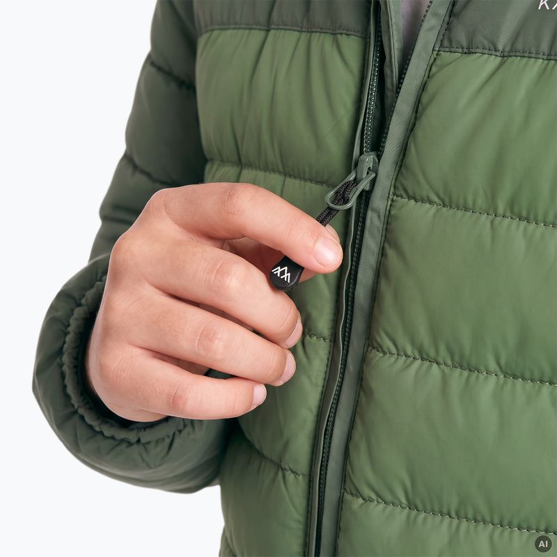 Giacca imbottita per bambini KADVA Snoway JRG verde 3
