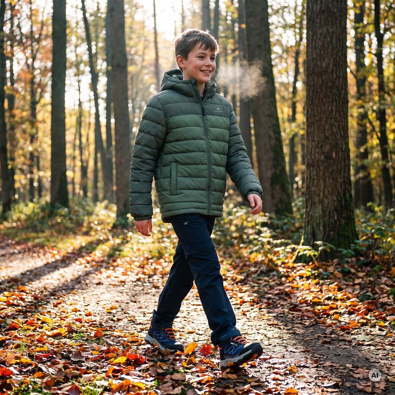 Giacca imbottita per bambini KADVA Snoway JRG verde 5