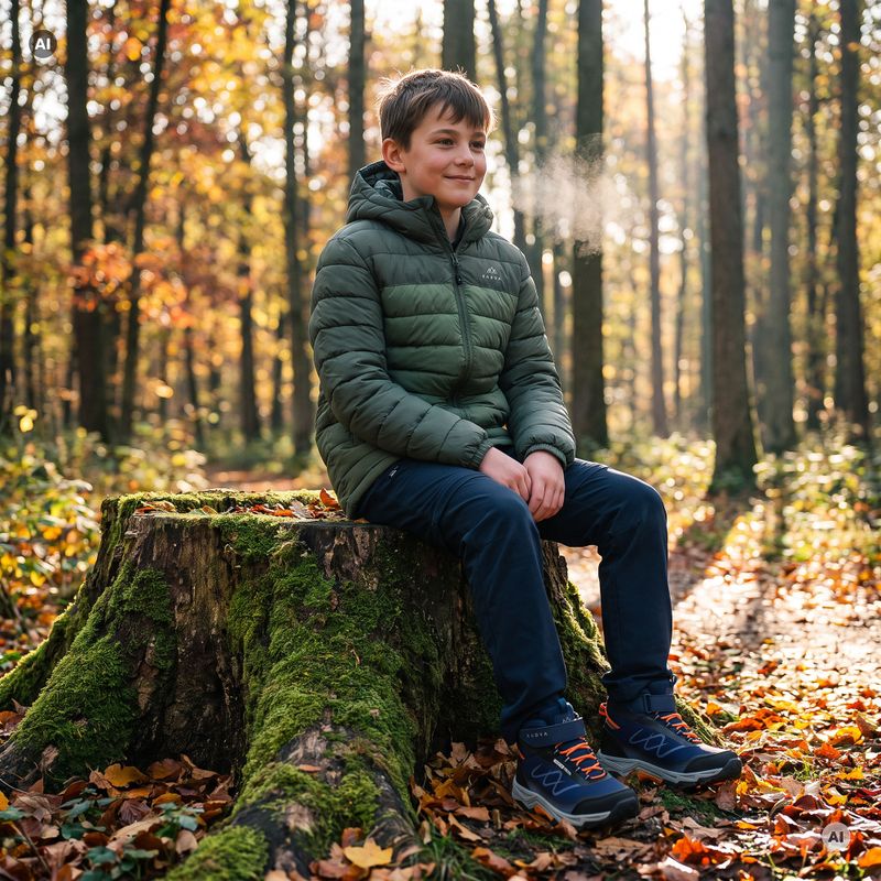 Giacca imbottita per bambini KADVA Snoway JRG verde 7