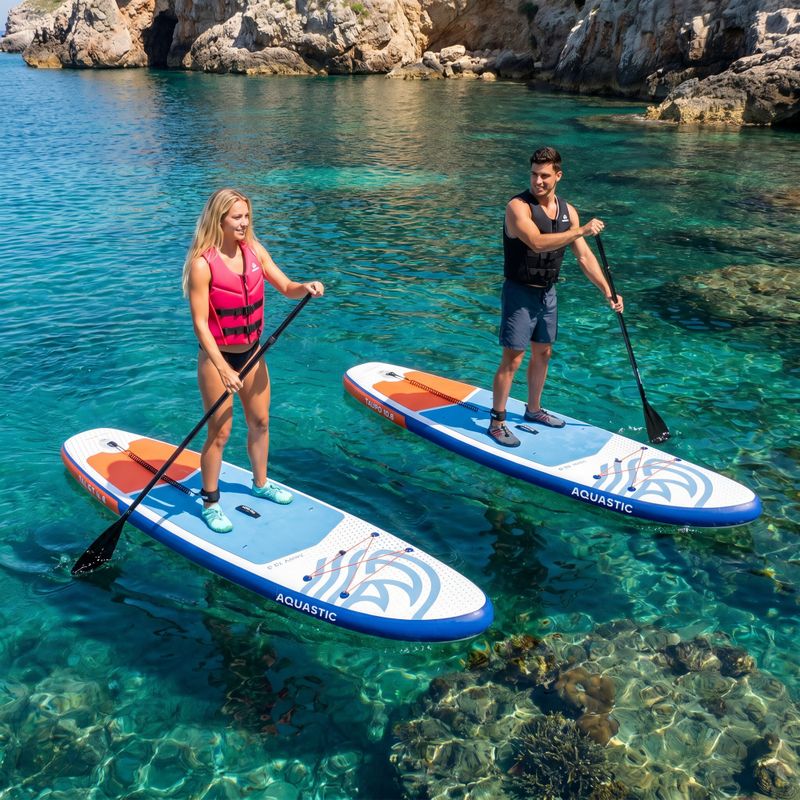 Set tavola SUP gonfiabile AQUASTIC Taupo 10'8" allround blue 21