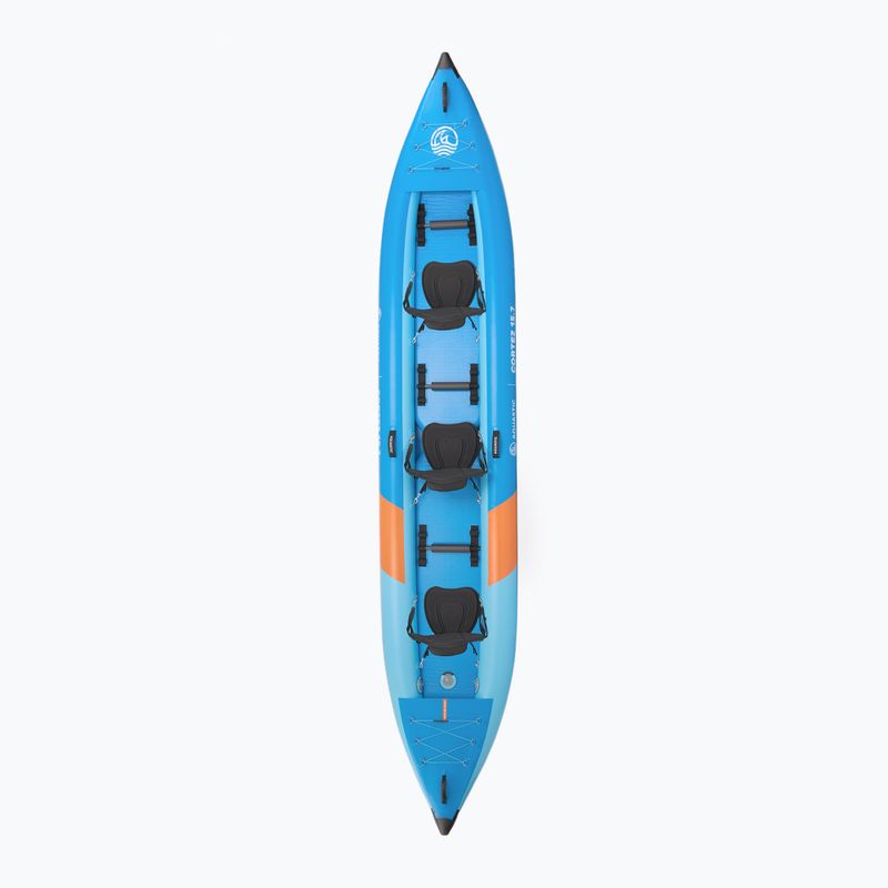Kayak gonfiabile per 3 persone AQUASTIC Cortez 15'7" hybrid blue 3