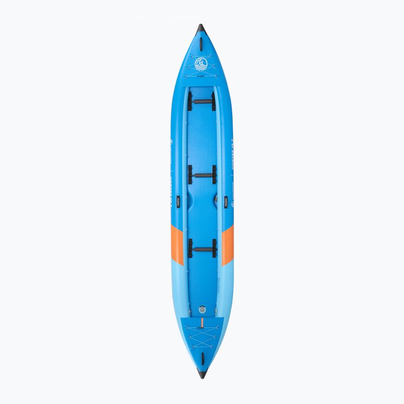 Kayak gonfiabile per 3 persone AQUASTIC Cortez 15'7" hybrid blue 4