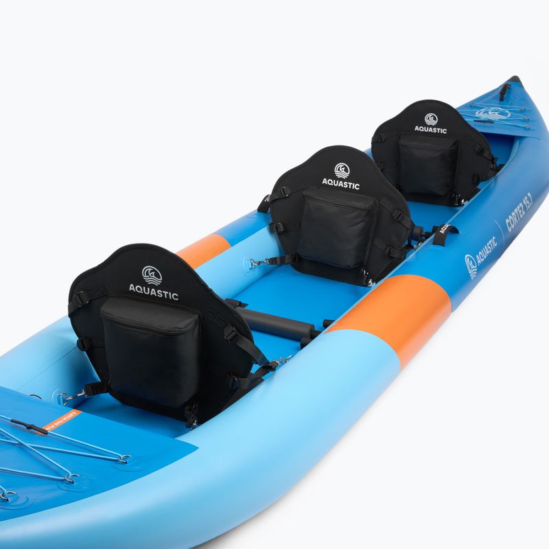 Kayak gonfiabile per 3 persone AQUASTIC Cortez 15'7" hybrid blue 12