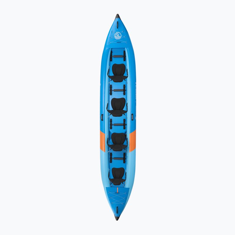 Kayak gonfiabile 4-osobowy AQUASTIC Cortez 16'9" hybrid blue 3